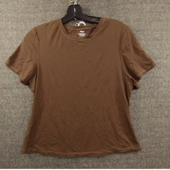 SKIMS FITS EVERYBODY T-shirt Cocoa size 2X - Picture 3 of 4